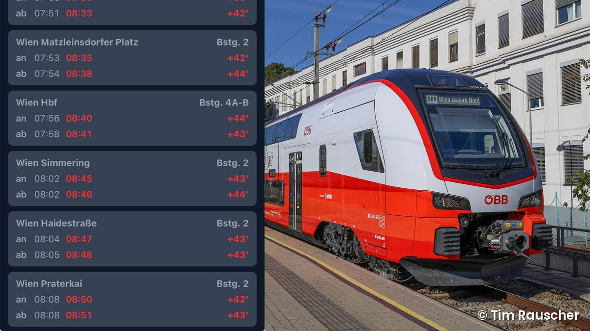 Problemkind KISS 160: S80 erstmals mit 4734 unterwegs