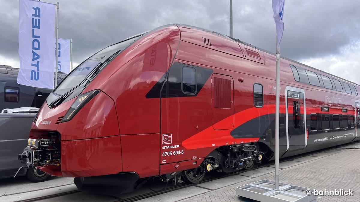 Der Stadler KISS als ÖBB Railjet
