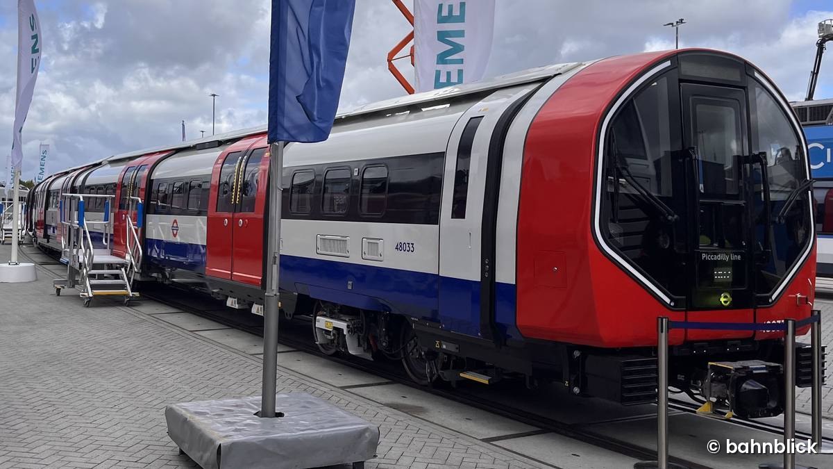 Sicher ein Shooting-Star auf der InnoTrans: Die neue Londoner U-Bahn